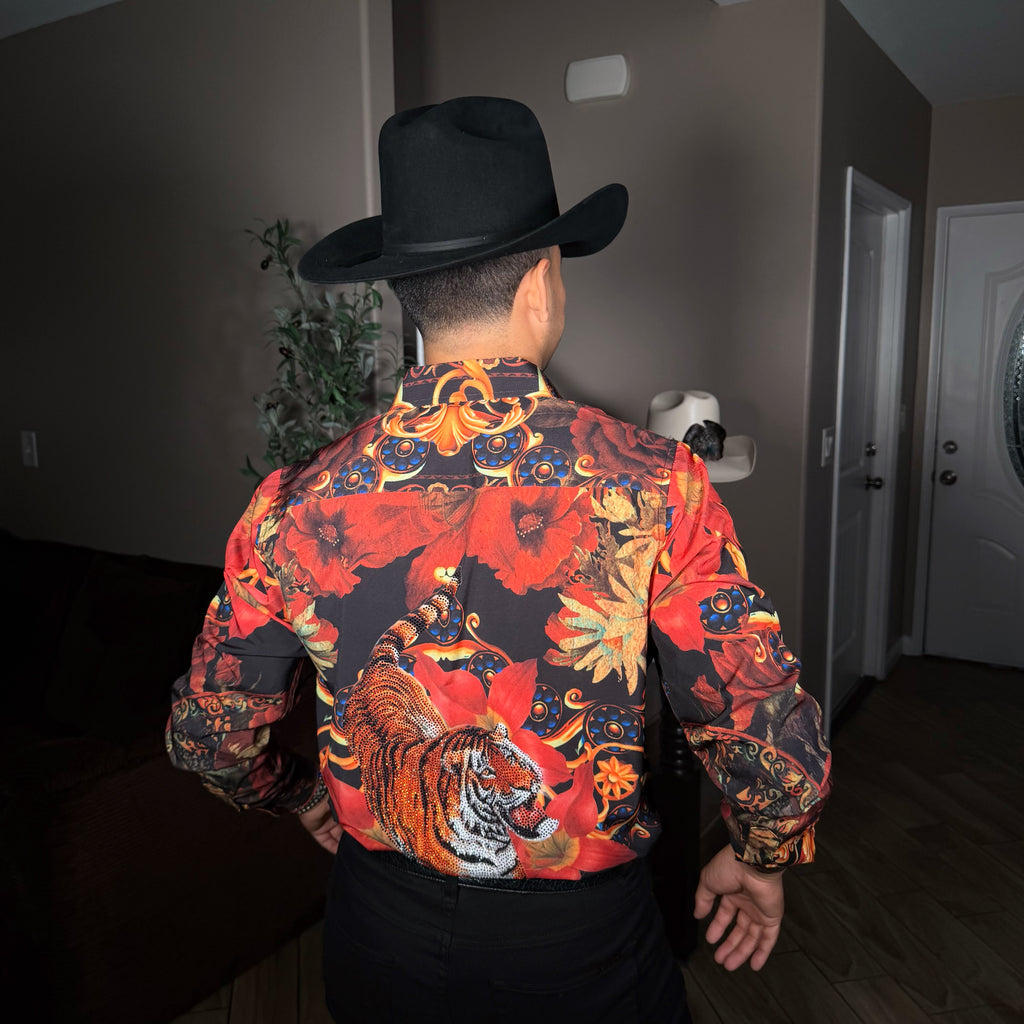 Tigre del Norte Rhinestone Shirt