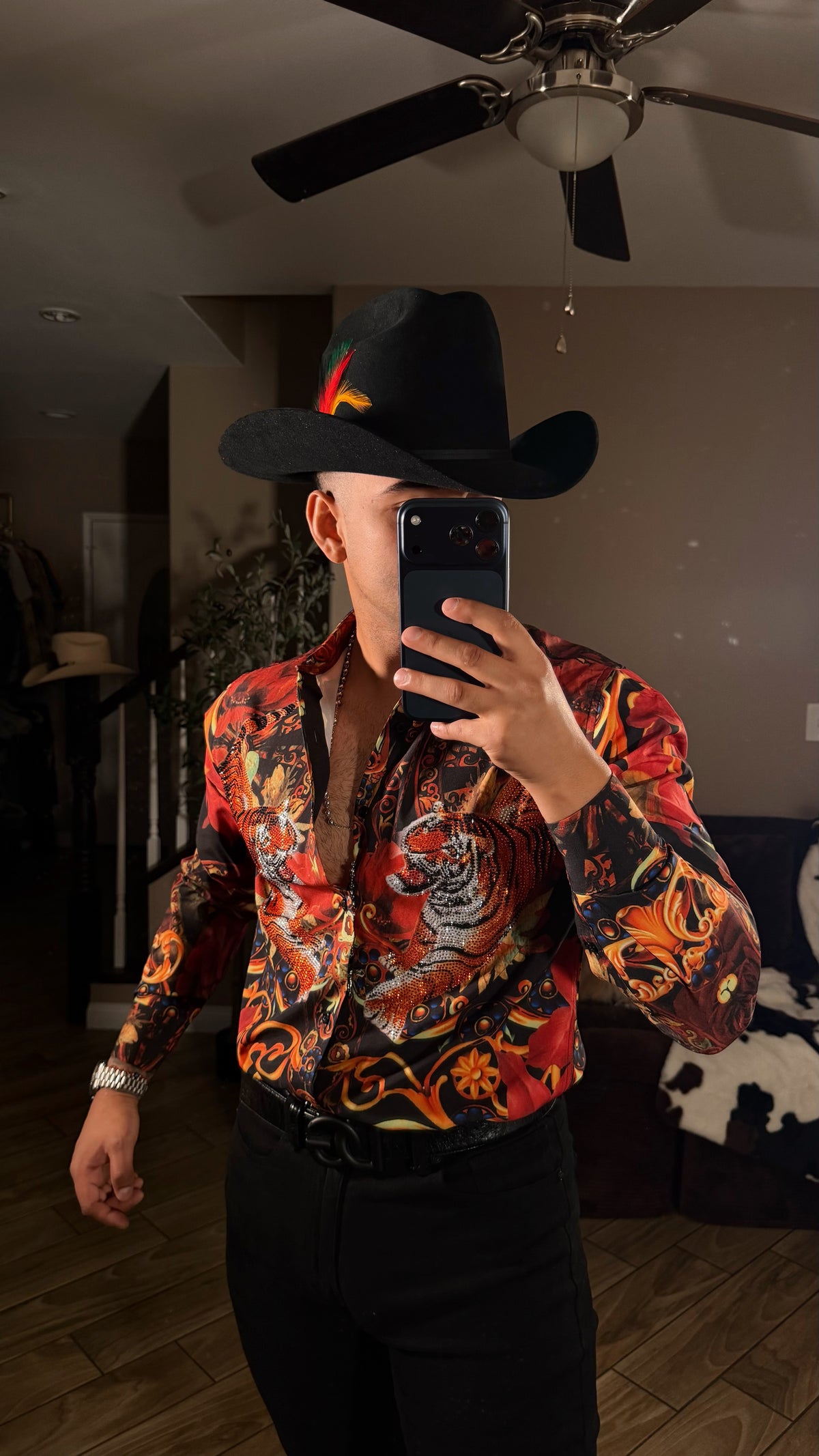 Tigre del Norte Rhinestone Shirt